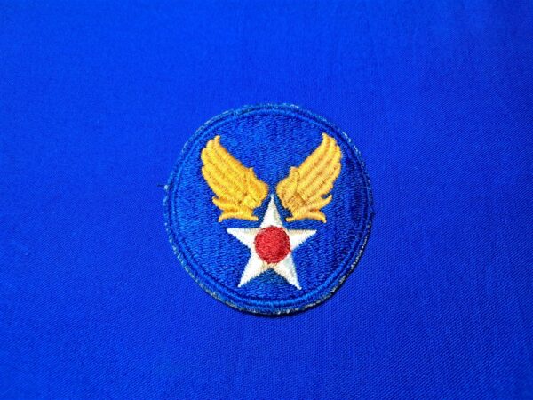 air-corps-patch world-war-two-air-corps-patch-sleeve-wings-green-back-pattern-mid-war-issue