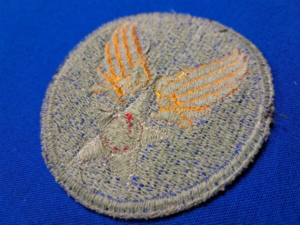 world-war-two-air-corps-patch-sleeve-wings-green-back-pattern-mid-war-issue