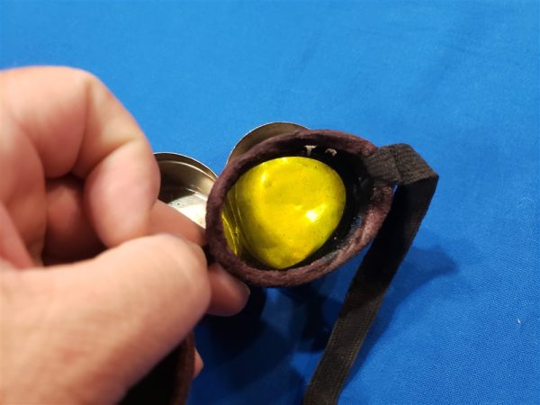 dust goggles wwi cased