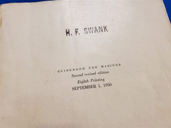 guidebook for marines 1951