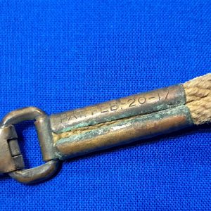 world-war-one-45-pistol-revolver-lanyard-rope-17-dated-clean-original