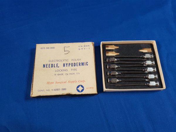 navy hypo needles boxed