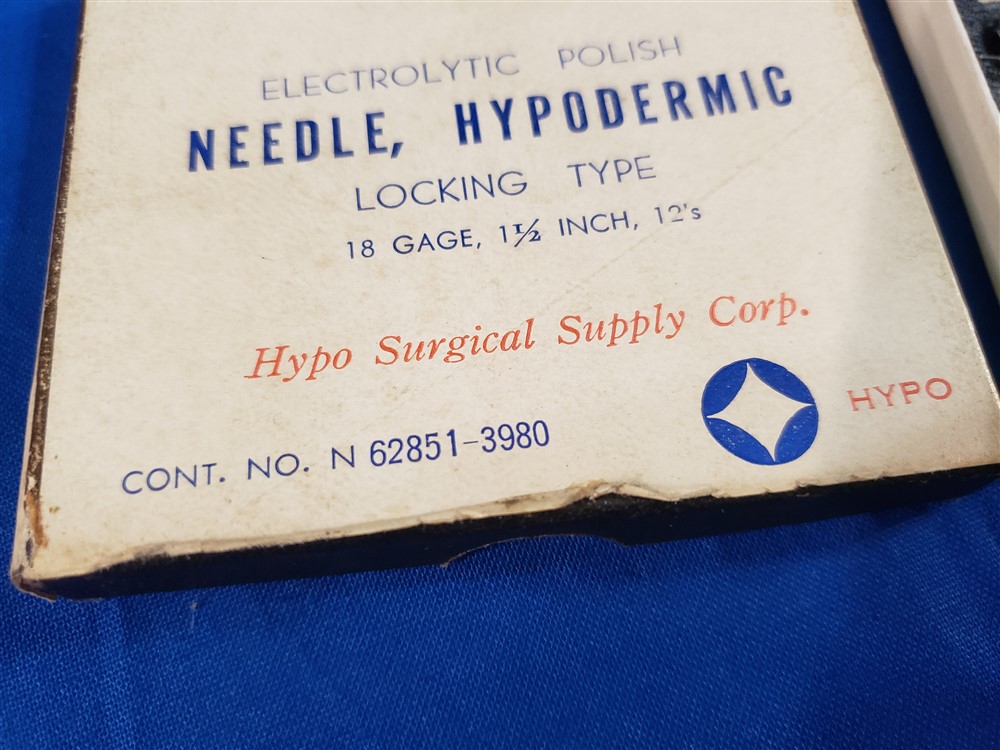 navy-hypoodermic needles