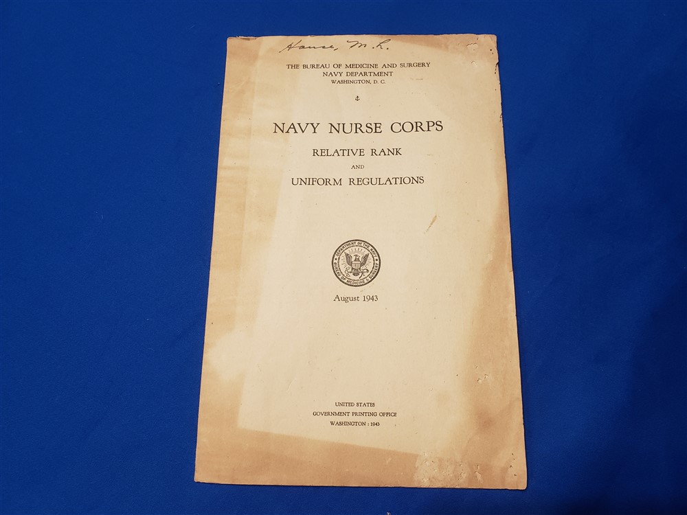 navy nurses corps regulations