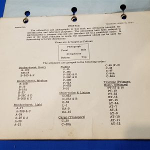 silhouette handbook air corps