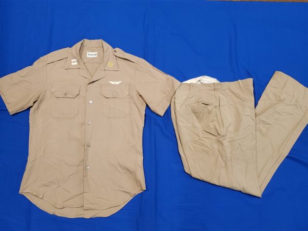 pilot-tan-summer-shirt-trousers-embroidered-insignia-vietnam-short-sleeve