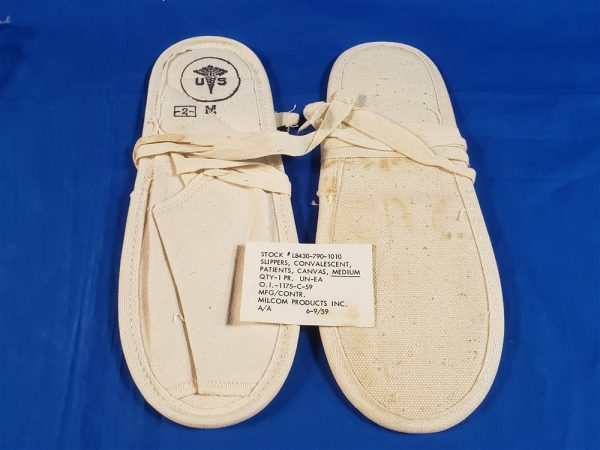 hospital patient slippers 1958