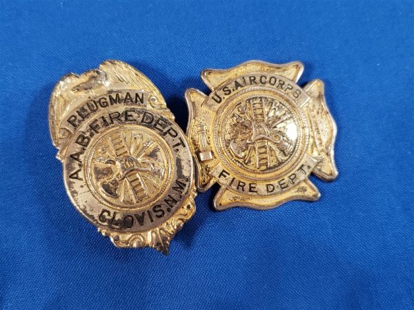 fireman badge aaf set