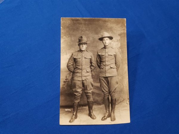 photo-two-soldiers-20th-cavalry-collar-disc-full-uniforms-world-war-one
