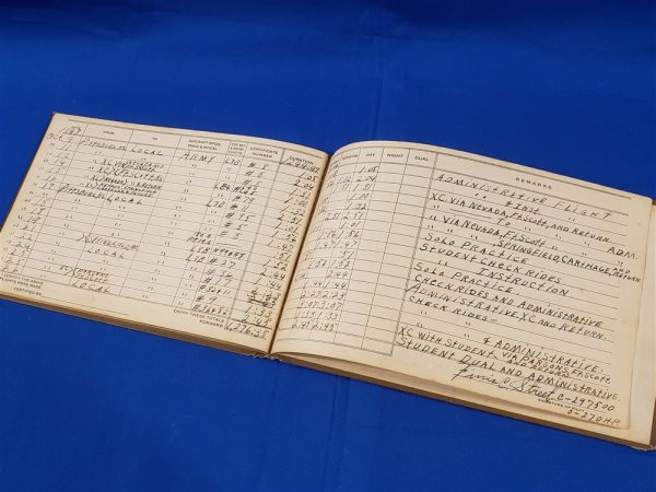 civil-pilot-training-group-including-instructor-wings-log-book-and-photos-kansas-city-area-resident-world-war-2