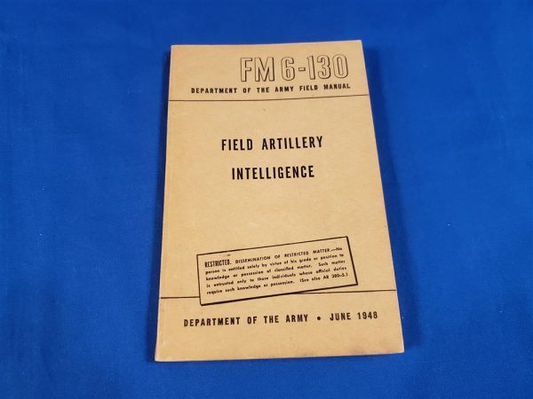 field-artillery-intelligence-1948-field-manual-book-restricted