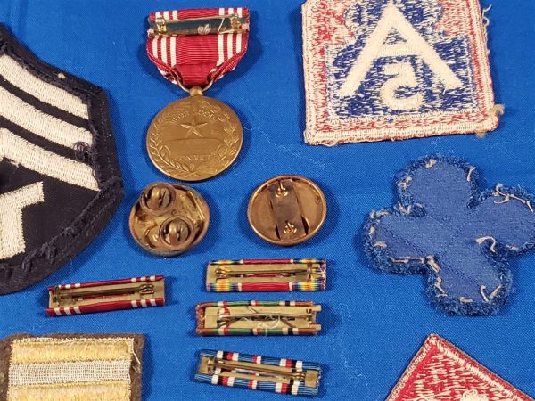 small-frouping-to-private-jones-wwii-88th-division-patches-insignia-medals-that-are-named