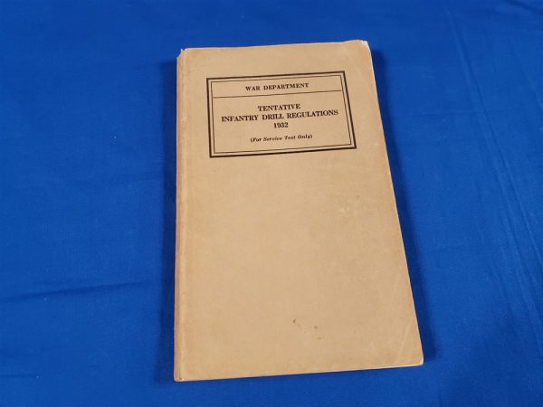 tentative-drill-regs-1932-inf-infantry-rifle-pistol-machine-gun