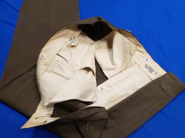 trousers m1952 enlisted 36x33
