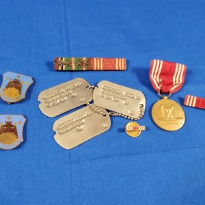 group-shelton-34th-division-korean-war-set-includes-dog-tag-medals-ribbons-duis
