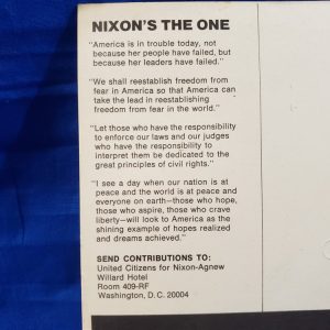 nixon 1968 photo record