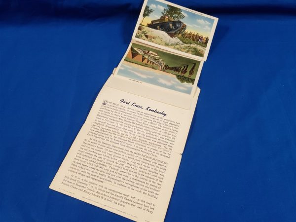 fort-knox-picture-post-cards-wwii