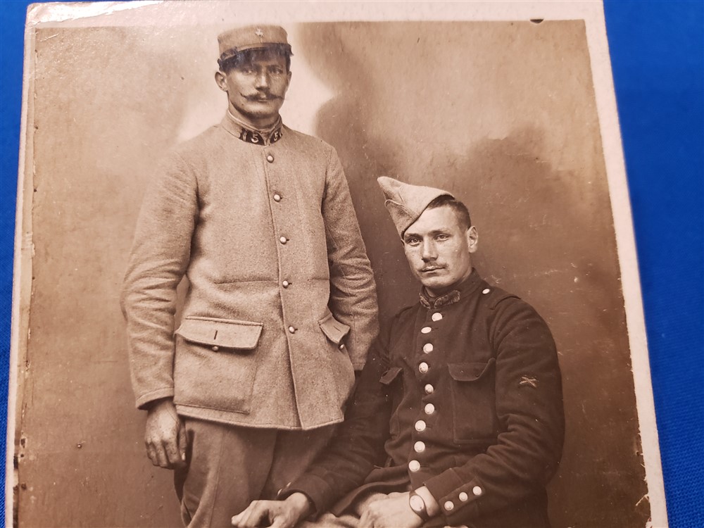 rppc-french-soldiers-5-collar-pair