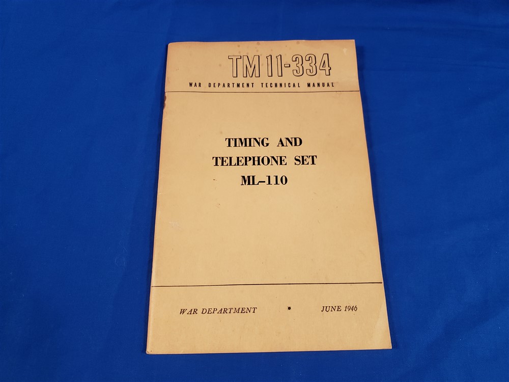 timing-telephone-set-1946-manual-tm-unit-wwii-technical-signal-corps-tracking-radar