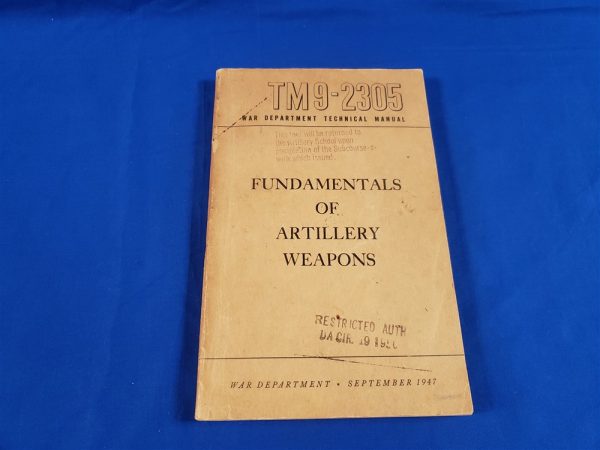 tm-2305-artl-artillery-weapons-1947-wwii-field-horses