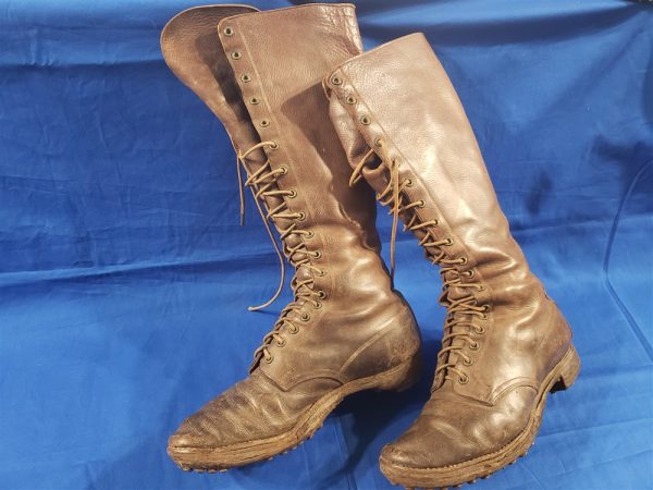 world-war-one-officers-hob-nail-trench-boots-with-laces-and-use-from-the-trenches-these-are-in-nice-condition-with-soft-leather