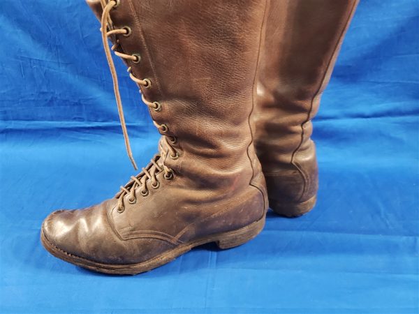 world-war-one-officers-hob-nail-trench-boots-with-laces-and-use-from-the-trenches-these-are-in-nice-condition-with-soft-leather