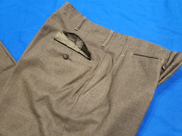 trousers 1950 wool 34x35