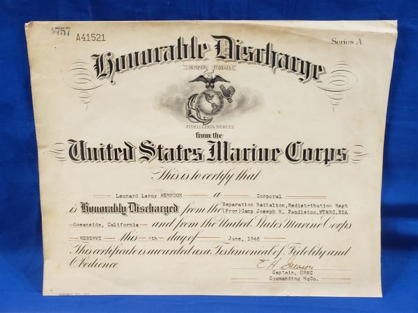 usmc colored paper group