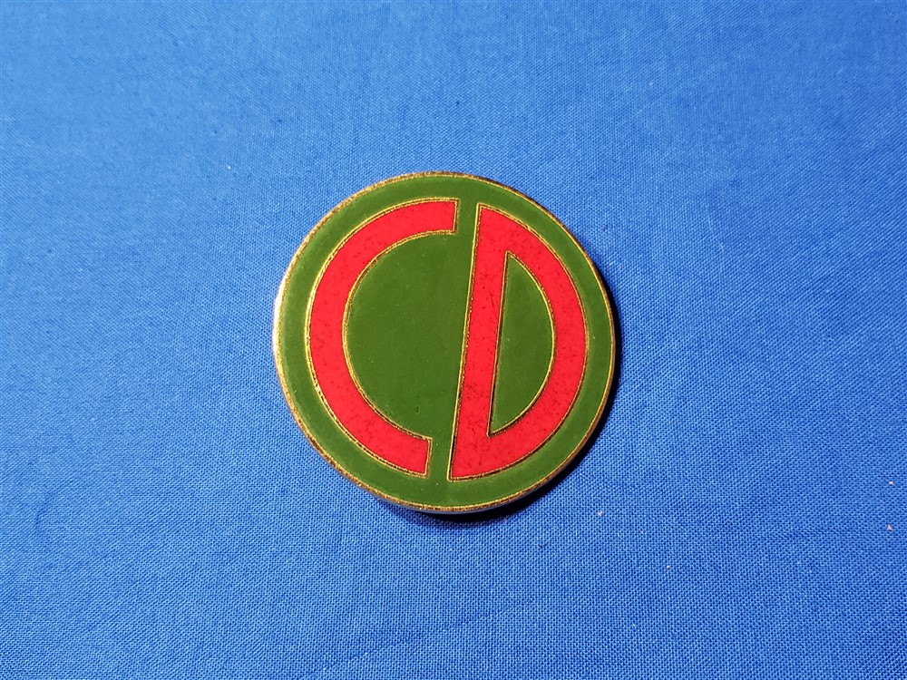 m1-liner-insignia-85th-division-cd-enamel-large-with-no-damage-screw-back