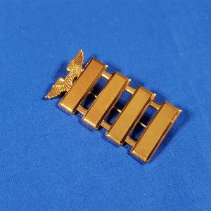 cadet-air-corps-aac-rank-insignia-wwii-world-war-two-maker-marked-gold-bars-wings