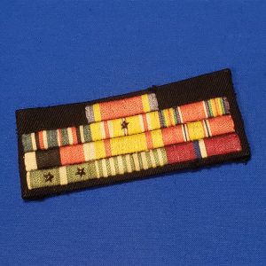 rbn-ribbon-bar-10-place-navy-officers-with-2-battle-stars-korean-war-kw-on- black-felt