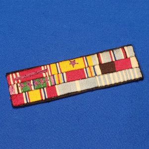 ribbon-bar-9-place wwii-and-korea-5-star-hand-sewn-theater-made-in-korea-rbn