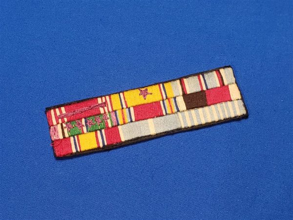 ribbon-bar-9-place wwii-and-korea-5-star-hand-sewn-theater-made-in-korea-rbn