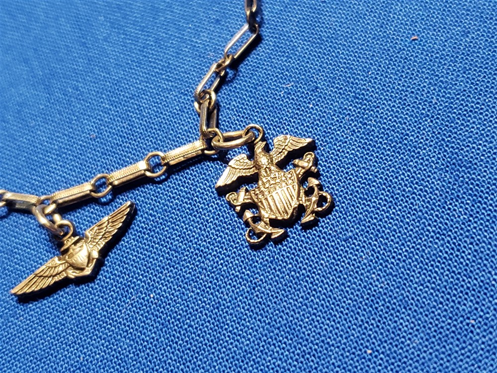sweet-navy charm-bracelet-chain