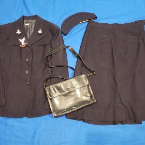 wave-waves-uniform-id-hall-world-war-two-winter-jacket-skirt-tags-named-with-purse