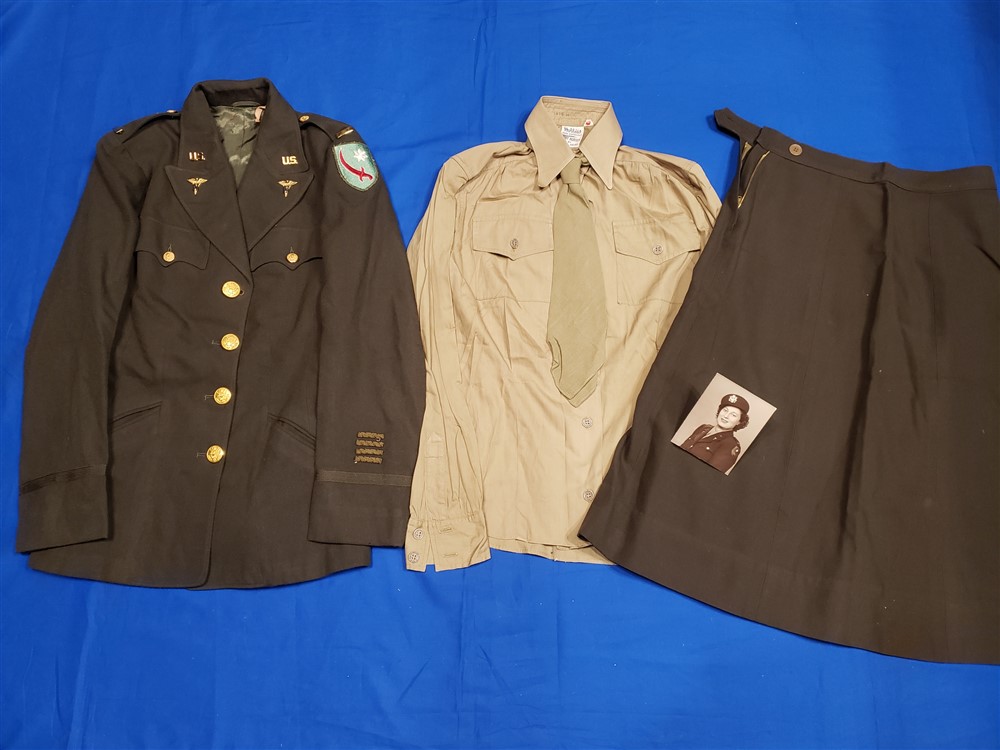 wac-uniform-group-id-halprin-skirt-tie-jacket-insignia-world-war-two-woman