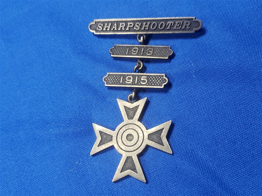 shooting-award-1915-1913-bars-early-sharpshooter-for-early-troops-qualifications-for-different-years