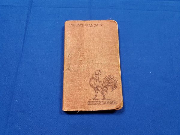dictionary-wwi-rooster dictionary-wwi-french-english-for-soldiers-in-the-field-rooster-on-front