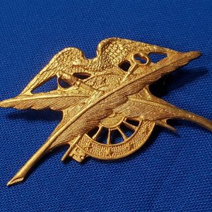 field-clerk-qmc-insignia-1926-pin-back-gold