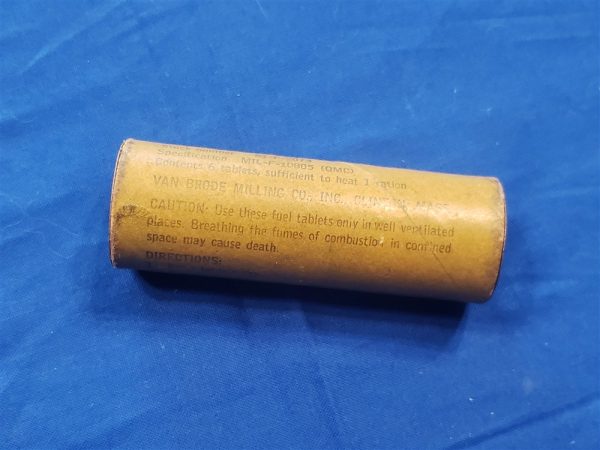 ration-heating-tabs-korean-war-issue-6-kw-in-original-1951-dated-tube