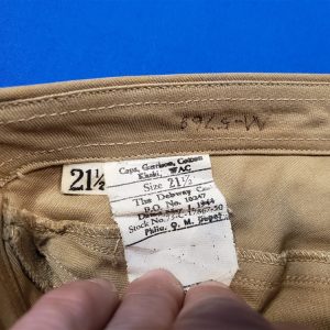 cap-wwii-wac-1944-dated-with-crisp-tag-and some-soiling-21.5 size