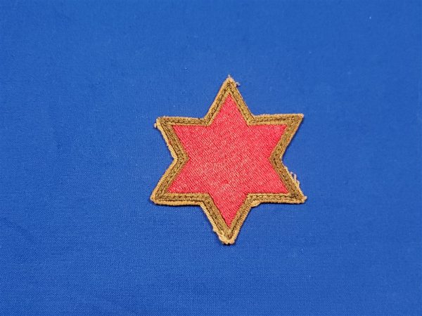 patch-6th-div-od patch-wwii-6th-division-od-border-varitation-div