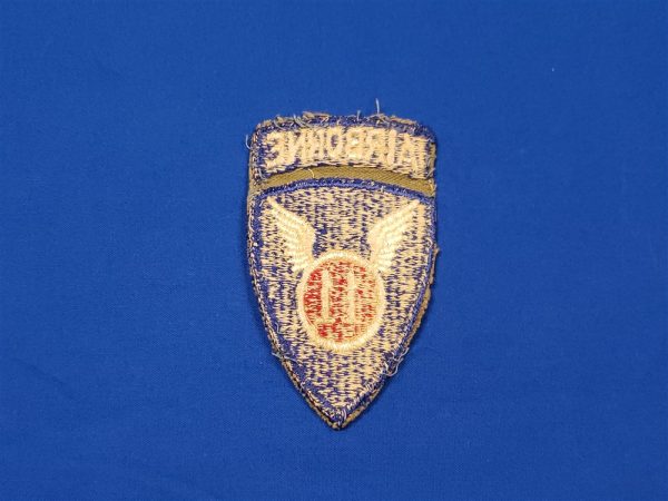 patch-wwii-11th-ab-air-borne-od-pattern-early war-with-tab