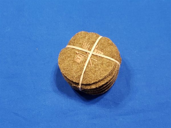 patches-20-signal-corps-wwi-on-felt-pvt-for-uniform-bundle-with-tag