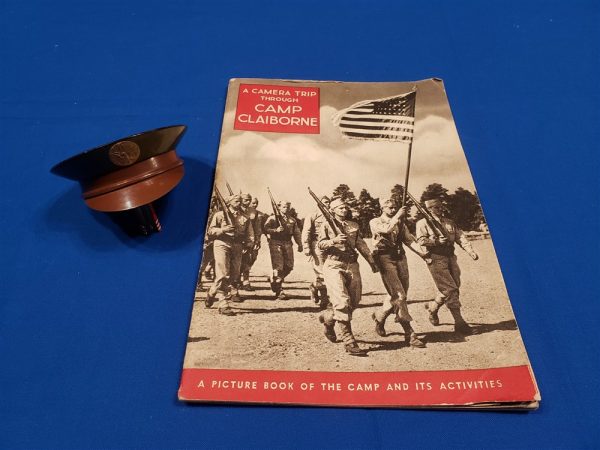 wac-camp-claiborne-visor-cap-compact-and-welcome-magazine-from-wwii