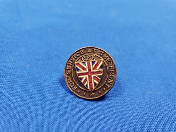 Service-front-canada canada-wwi-wound-lapel-pin-serial-numbered-on-back