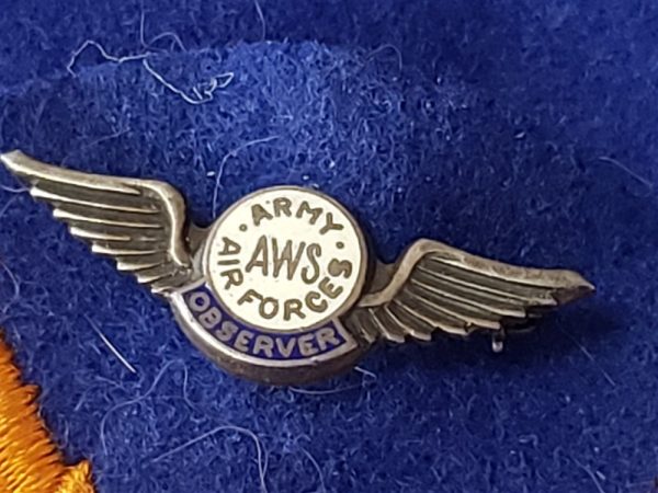 aws-armband-warning-service-civilian-with-pin-and-patch-wwii-air-force-corps
