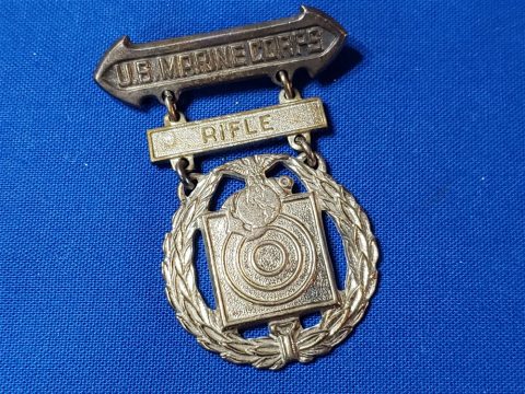 Rank Rifle Quala USMC Qual Badge rifle - Doughboy Military Collectables Springfield Missouri
