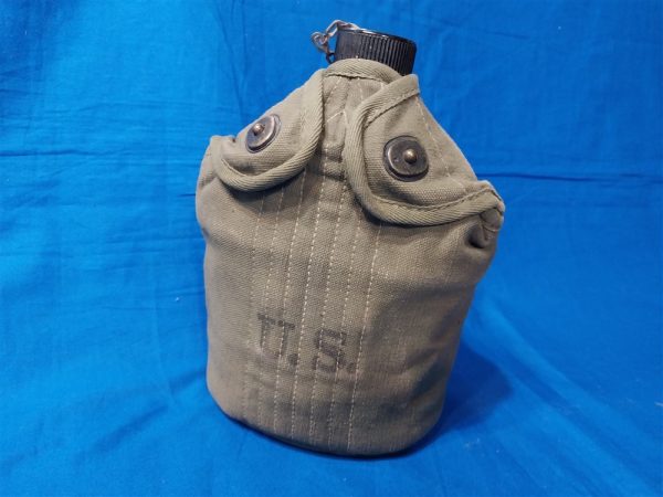 world-war-two-canteen-set-with-jqmd-1945-dated-cover-quartermaster-jeffersonville-made-with-canteen-cup