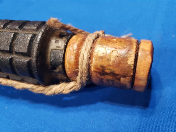 nva-minh-mine-twine-grenade-1963-dated-north-vietnam-wood-plug-excellent-condition-deactivated-inert